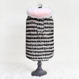 Annabella Dog Coat (Color: Platinum, size: SM)