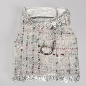 Envogue Dog Harness (Color: Pearl, size: SM)