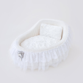 Crib Dog Bed (Color: Vintage, size: One size)