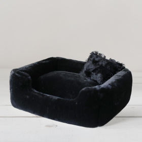 Divine Dog Bed (Color: Black, size: One size)