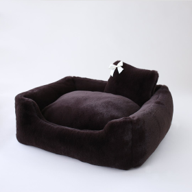 Divine Dog Bed (Color: Espresso, size: One size)