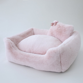 Divine Dog Bed (Color: Blush, size: One size)