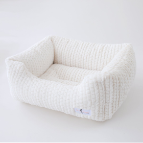 Paris Dog Bed (Color: Ivory, size: One size)